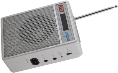 

Fangtooth SL-413 Portable Fm/Radio Supports USB/Pen-drive/Memory card FM Radio(Silver White)