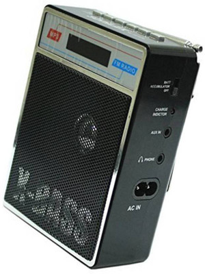 

Fangtooth FM Radio SL-413 Supports USB Pendrive, Aux-in & Memory card FM Radio(Black)