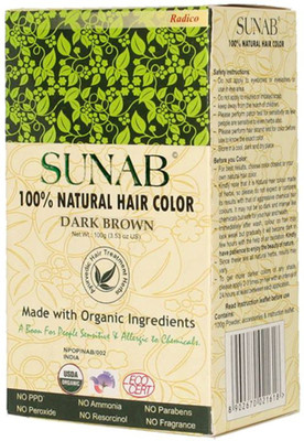 

Radico Sunab Herbal Hair Color(Dark Brown)