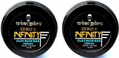 

UrbanGabru Zero to Infinity - Strong Hold | Volume | Hair Style- Pack Of 2 Hair Wax(200 g)