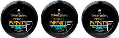 

UrbanGabru Zero to Infinity - Strong Hold | Volume | Hair Style- Pack Of 3 Hair Wax(300 g)