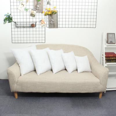 Embroco Polyester Fibre Solid Cushion Pack of 5(White)