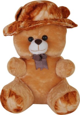 Giftee SOFT BROWN CAP TEDDY BEAR  - 50 cm(Brown)