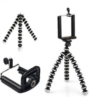 ROAR MLV_519M_Gorilla Tripod smart phones compatiable Portable tripod with bluetooth remote||360 degree tripod|| Foldable triopod|| Camera stand|| Mobile Tripod|| Camcorder tripod|| Camera mount|| Extendable tripod||Three-Dimensional Head & Quick Release Plate|| Compatible with android & IOS smart p