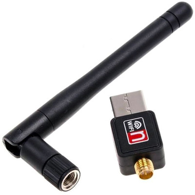 

LIFEMUSIC Wifi Dongle 900mbps Wireless Fidelity (Wifi) Usb 2.0 Network Wifi adapter USB Adapter(Black)