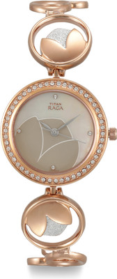Titan NH2539KM01 Raga Analog Watch For Women Titan Wrist Watches