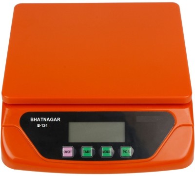 BHATNAGAR ATOM Digital 20kg x 1g Premium Scale Balance Multi-purpose weight measuring machine with Adapter Weighing Scale(Orange)