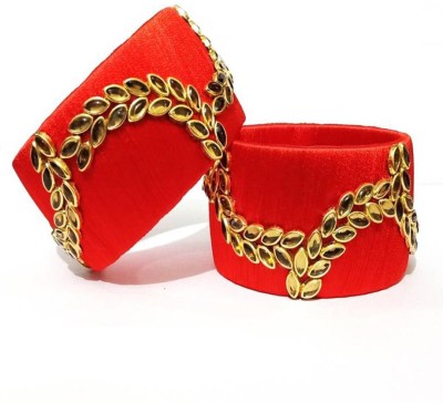 khandelwal impex Dori Pearl Bangle(Pack of 2)