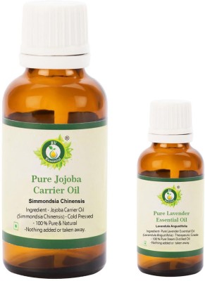 Flipkart - R V Essential Jojoba Carrier Oil (30ml) and Lavender Essential Oil (10ml)- 100% Pure & Natural(40 ml)