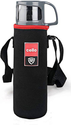 cello Instyle Vacusteel Flask Thermo bottel Hot/Cold (QualityTop1) 750 ml Flask(Pack of 1, Silver, Steel)