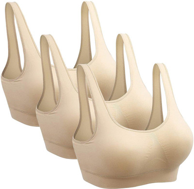 Mysha by Mysha braairall21 Women Full Coverage Non Padded Bra(Beige)