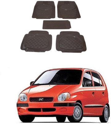 Autoxygen Rubber Standard Mat For  Hyundai Santro(Beige)