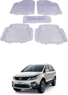 Autoxygen Rubber Standard Mat For  Tata Hexa(White)