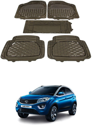 Autoxygen Rubber Standard Mat For  Tata Nexon(Brown)