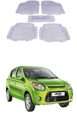 Autoxygen Rubber Standard Mat For  Maruti Suzuki Alto 800(White)