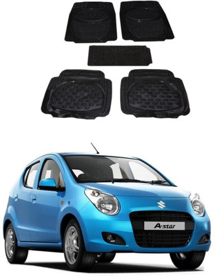 Autoxygen Rubber Standard Mat For  Maruti Suzuki A-Star(Black)
