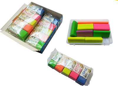DOMS coloured eraser + 9 scented beautiful and colourful Non-Toxic Eraser Non-Toxic Eraser(Multicolor)