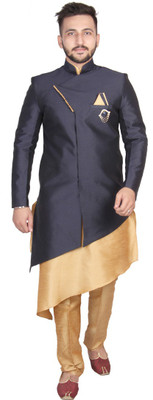 SG RAJASAHAB Men Kurta Pant Ethnic Jacket Set