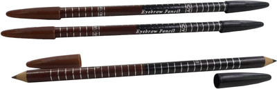 

One Personal Care Black & Brown 2 in 1 Eyebrow Pencil - PO3(Black, Brown)