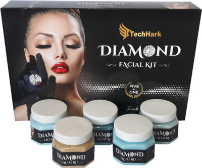 

Techhark Facial Kit Unisex For Fairness, Whiting, Skin, 500 g(Set of 5)