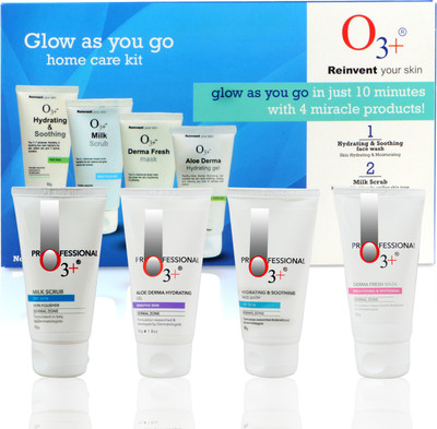 O3+ Glow as you go kit for Normal to Dry Skin (4 x 50g) 200 g(Set of 4)