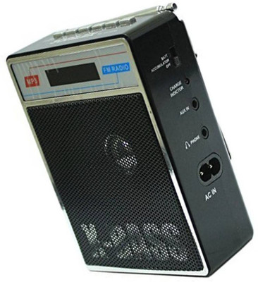 

Fangtooth SL-413 Best Quality Sound Fm Radio Supports USB pen-drive, Aux & Memory card FM Radio(Black)