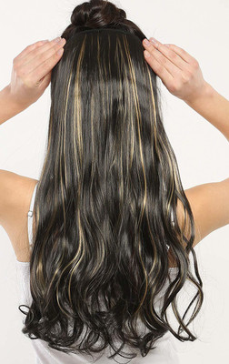 

Foolzy Highlight Blonde Clip in Curly Extension 20 inches Hair Extension