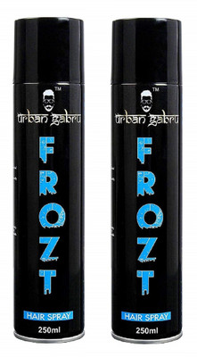 

UrbanGabru Frozt Extreme Hold Hair Spray for Women and Men- Pack Of 2 Hair Spray(500 ml)