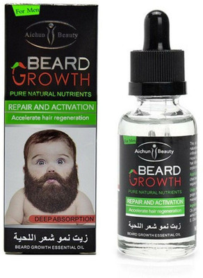 

Aichun Beauty Pure Nutrients Regrowth Essential Men Beard Growth oil -Repair & Activation, Accelerate Hair Regeneration(30 ml)