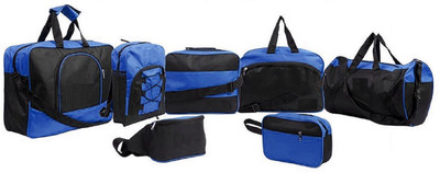 

Prajo Backpack, Duffel Bag Combo(Blue, Black)