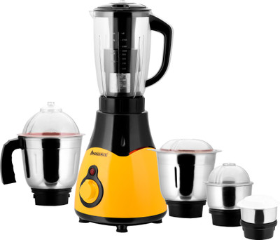

ANJALIMIX 5JARTABBYYELLOW1000 1000 Mixer Grinder(Yellow, 5 Jars)