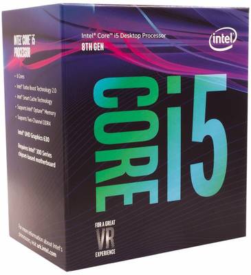 Intel Core i5-8400 8th Generation 2.8 GHz Upto 4 GHz LGA 1151 Socket 6 Cores 6 Threads 9 MB Smart Cache Laptop, Desktop Processor