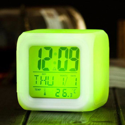 RHONNIUM Digital White Clock