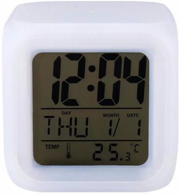 RHONNIUM Digital Multicolor Clock