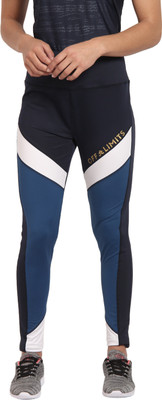 OFF LIMITS Solid Women Blue Tights