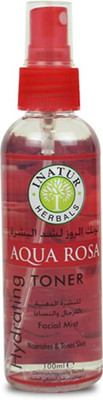 Inatur Aqua Rosa Toner 100ml, Hydrating, Facial Mist, Nourishes Tones Skin(100 ml)
