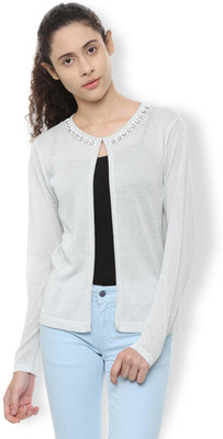 van-heusen-casual-full-sleeve-self-design-women-grey-top