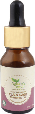 

Nature's Tattva Clary Sage Essential Oil, Therapeutic Grade, 15ml(10 ml)