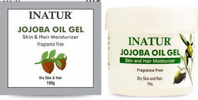 

Inatur Jojoba Oil Gel 100g, Skin & Hair Moisturizer, Fragrance Free, Dry Skin & Hair(100 g)