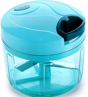 Triangle Ant ™ Food Chopper Powerful Manual Hand Held 3 Blades Vegetable Blender Processor/Food Processor-5ooml Vegetable & Fruit Chopper(Pack Of 1)