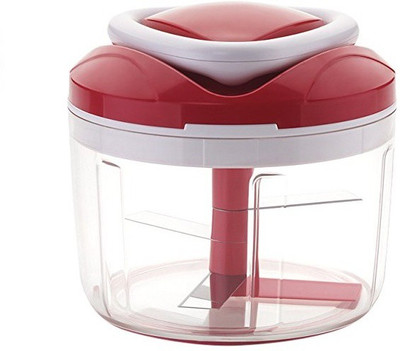 Triangle Ant Â® Easy Pull Smart Plastic Chopper,900 ml, Red Vegetable & Fruit Chopper(Pack Of 1)