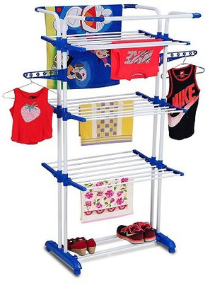 PARASNATH Steel Floor Cloth Dryer Stand kar 3-poll(3 Tier)