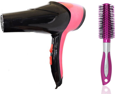 

Fully Hair Blow Dryer With Hair Brush Comb, Hair Comb, Parlour Use Accessories For Hair Styling, Hair Styling Tools(Set of 2)