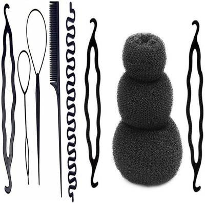 

shivnath enterprises hair all juda accessory tools combo set [pack of 10pcs](Set of 10)