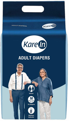 

Karein FOR WAIST SIZE 30"-45 Adult Diapers - M(10 Pieces)