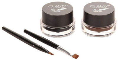 

Clamy WATERPROOF, SMUDGE PROOF & LONG LASTING GEL EYELINER 7 G 7 g(BLACK, BROWN)