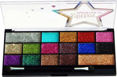 

YOUNGMONK 17 Color glitter eye shadow palette 27 g (multi color) 27 g(Multicolor)
