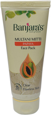 

Banjara's Multani Mitti Papaya Clear Flawless Skin Face Pack 50g(50 g)