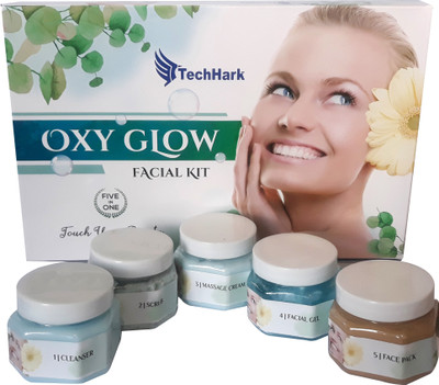 Techhark Facial KIt, Suitable for All age, unisex for fairness 500 g 500 g(Set of 5)