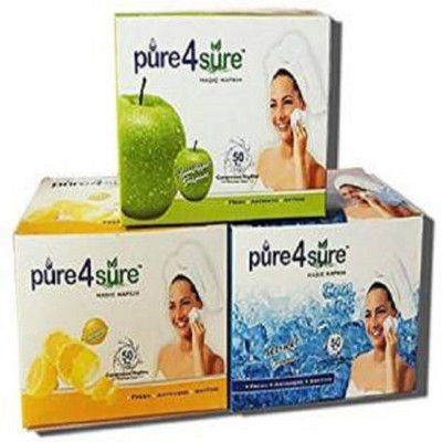 

Pure4Sure Premium Magic Napkin 150 pcs(Pack of 3)